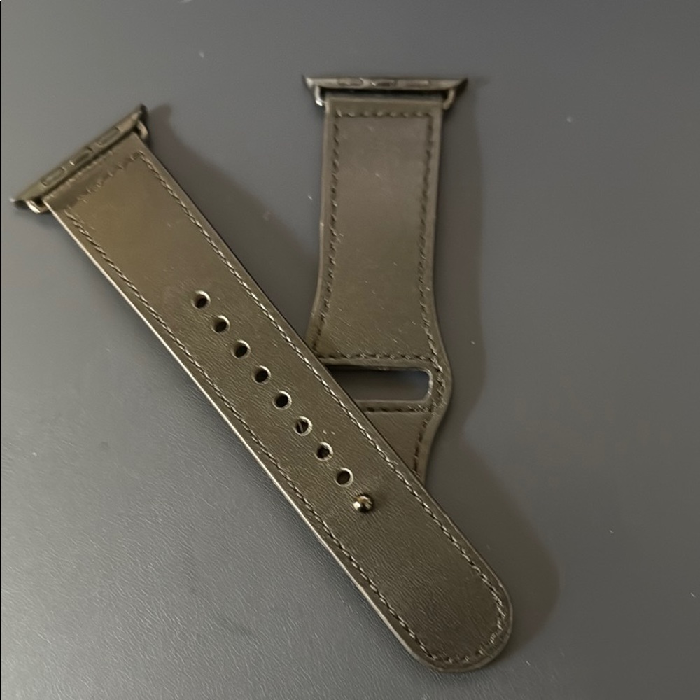 Classic Brown Leather Watch Strap
